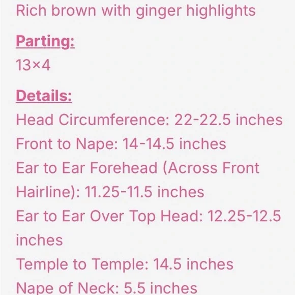 Cecily ginger brown CSC wig - Picture 2 of 8